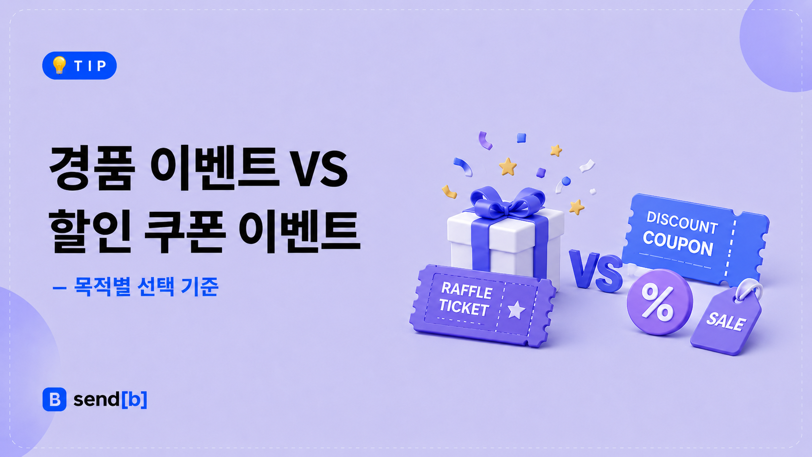 경품 이벤트 VS 할인 쿠폰 이벤트